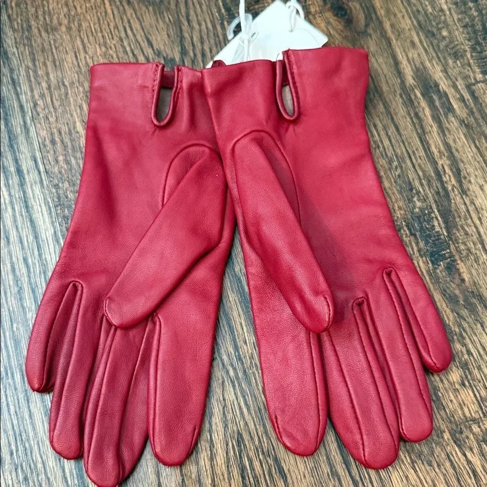 NWT Nordstrom Leather Gloves